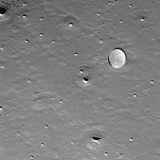 Prompt: the lunar landscape on the far side of the moon