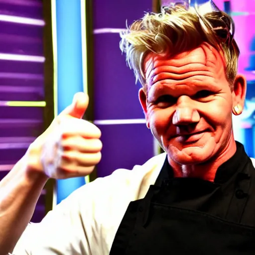 Prompt: gordon ramsay thumbs up