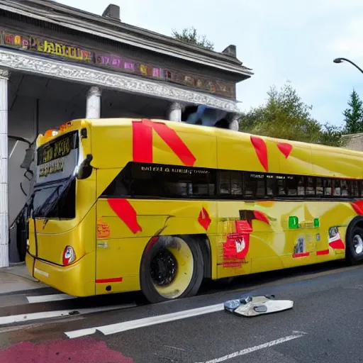 Image similar to bus explodes