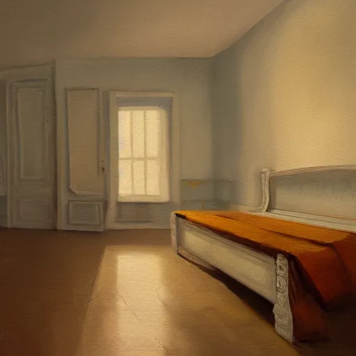 Image similar to a y 2 k room, oil painting, pale colors, high detail, 8 k, wide angle, trending on artstation,