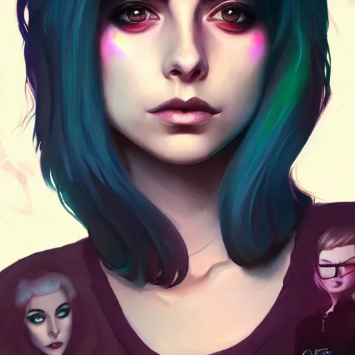 Image similar to a portrait of a beautiful willa holland as a punk, art by lois van baarle and loish and ross tran and rossdraws and sam yang and samdoesarts and artgerm, digital art, highly detailed, intricate, sharp focus, trending on artstation hq, deviantart, unreal engine 5, 4 k uhd image