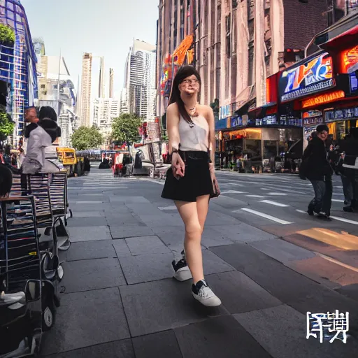 Image similar to zhou jielun spotted in the city, TMZ, Sony a7R IV, symmetric balance, polarizing filter, Photolab, Lightroom, 4K, Dolby Vision, Photography Award