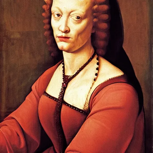 Prompt: Renaissance painting portrait of the devil