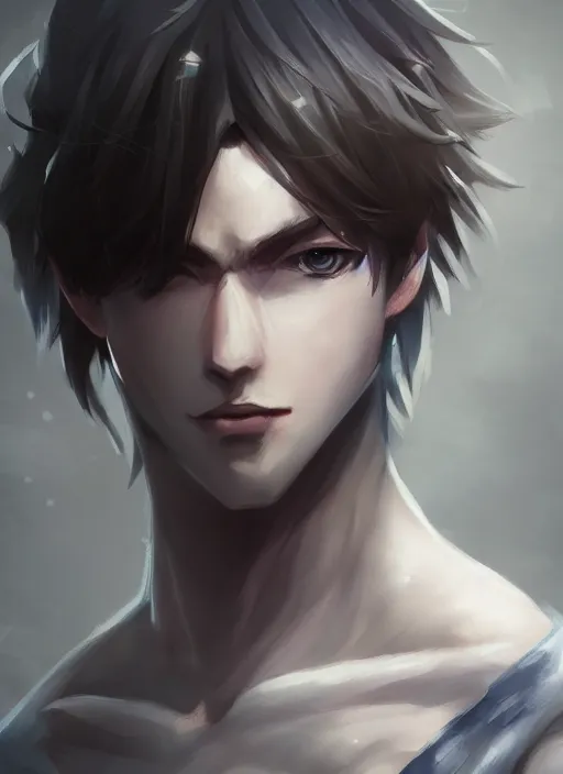 detailed beautiful male character art of a | Stable Diffusion | OpenArt