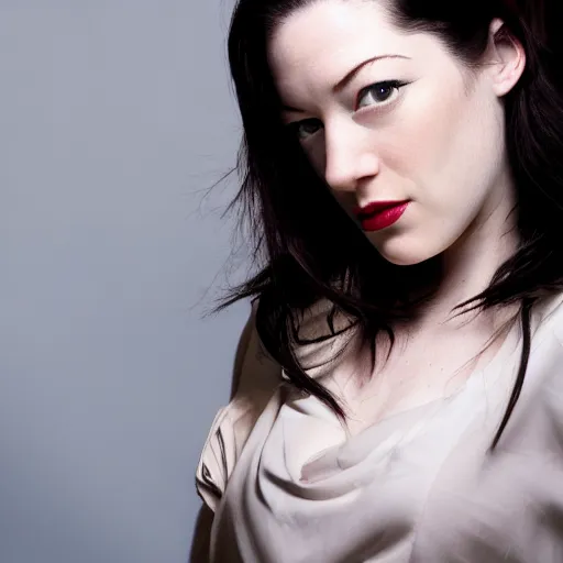 Prompt: corporate portrait of stoya. Professional photography.