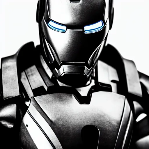 black and white iron man wallpaper