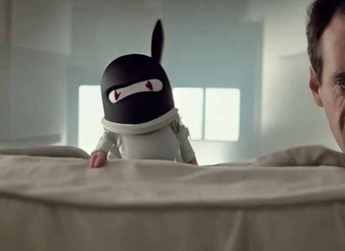 Prompt: film still of nibbler wearing a diaper in the new scifi movie, 4 k