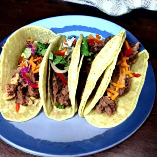 Image similar to disgusting worm tacos.