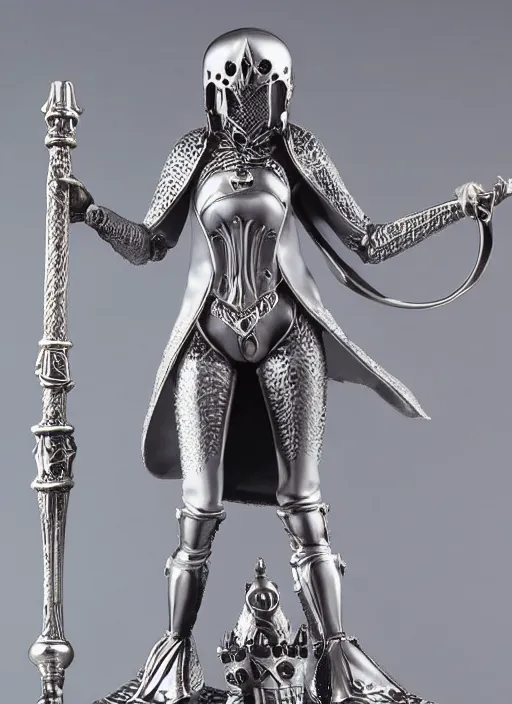 Image similar to 80mm, resin detailed model figure of Alchemy Imperial Princess knight gothic silver