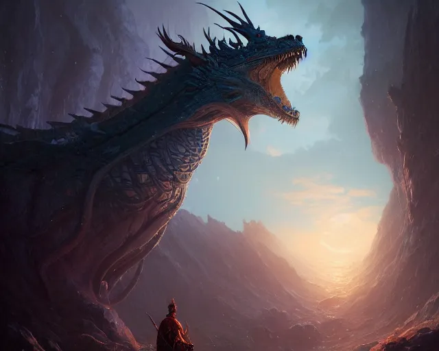 Image similar to highly detailed portrait of a fantasy dragon, elden ring, stephen bliss, unreal engine, fantasy art by greg rutkowski, loish, rhads, ferdinand knab, makoto shinkai and lois van baarle, ilya kuvshinov, rossdraws, tom bagshaw, global illumination, radiant light, detailed and intricate environment