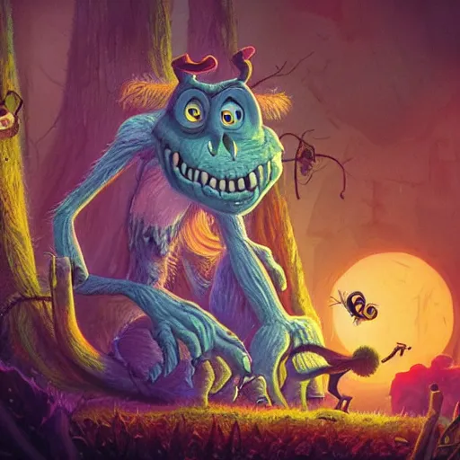 Image similar to chris ryniak monster