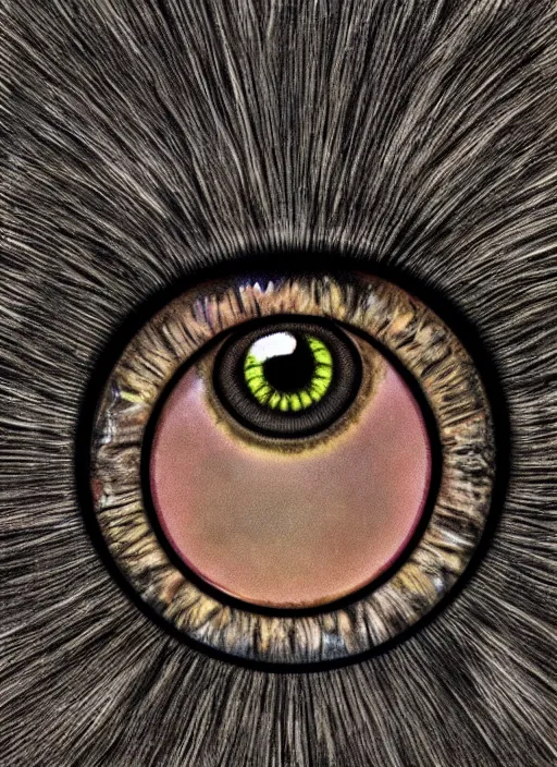 Prompt: diverse eyes!, black circle pupil, circle iris, round pupil, happy smiling human eye, eyelashes, tired half closed, advanced art, art styles mix, from wikipedia, eye relections, hd macro photograph, montage