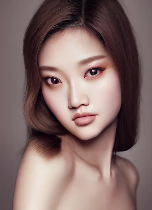 Image similar to a gorgeous female photo, professionally retouched, soft lighting, realistic, smooth face, full body shot, torso, dress, perfect eyes, wide angle, sharp focus on eyes, 8 k high definition, insanely detailed, intricate, elegant, art by stanley lau and jason chan and mark hill