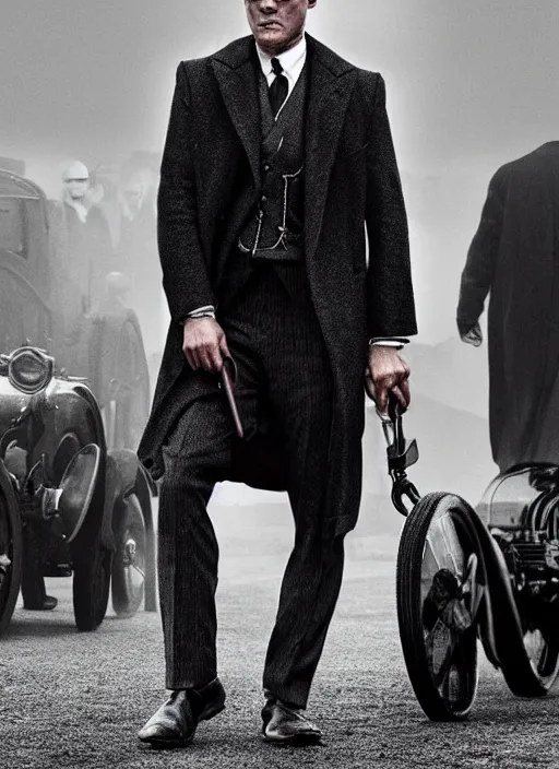 Prompt: Shelby Peaky Blinder In the Year 2020