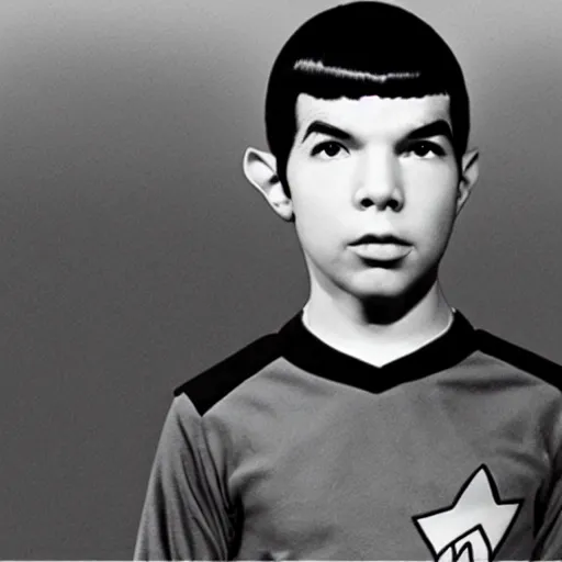 Image similar to young spock