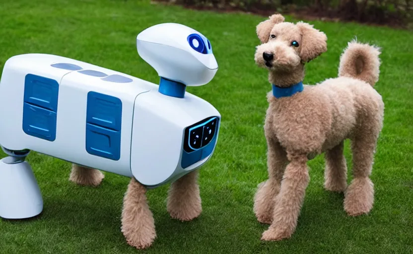 Image similar to a robot dog