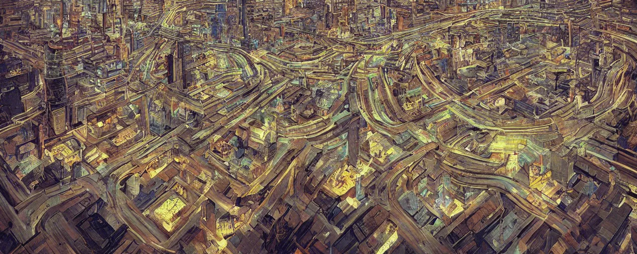 Image similar to internal neon City in the internal earth rounded by nature. by stephen shore, epic composition, spiritual sci-fi, centered city elegant, sharp focus