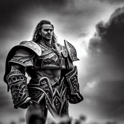 Image similar to gigachad arthas award winning photography