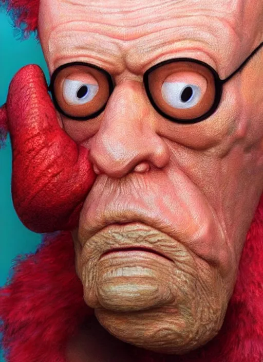 Image similar to photorealistic 3 0 0 0 ( dr. john a. zoidberg ), portrait photography feroflex photorealistic studio lighting ektachrome detailed intricate face details, ultradetails, beautiful face, realistic shaded perfect face, extremely fine details