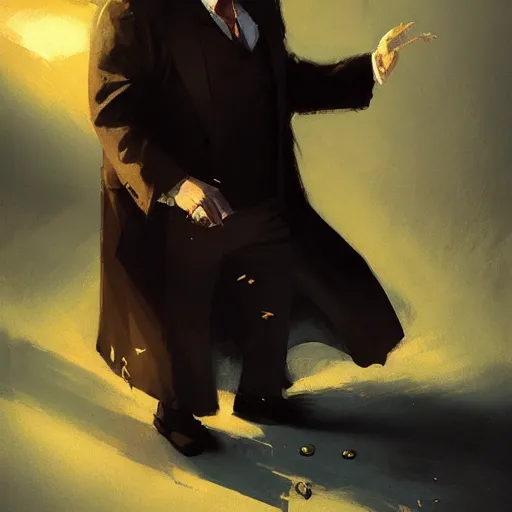 Image similar to kingpin, by greg rutkowski