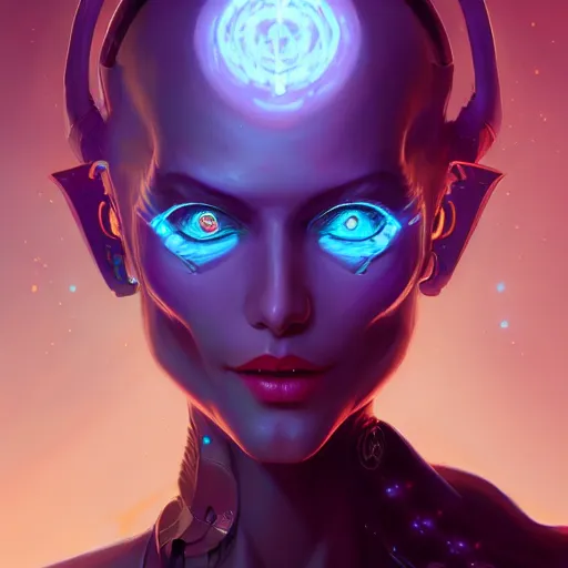 Prompt: a portrait of a beautiful cybernetic jinx from arcane, cyberpunk concept art by pete mohrbacher and wlop and artgerm and josan gonzales, digital art, highly detailed, intricate, sci-fi, sharp focus, Trending on Artstation HQ, deviantart, unreal engine 5, 4K UHD image