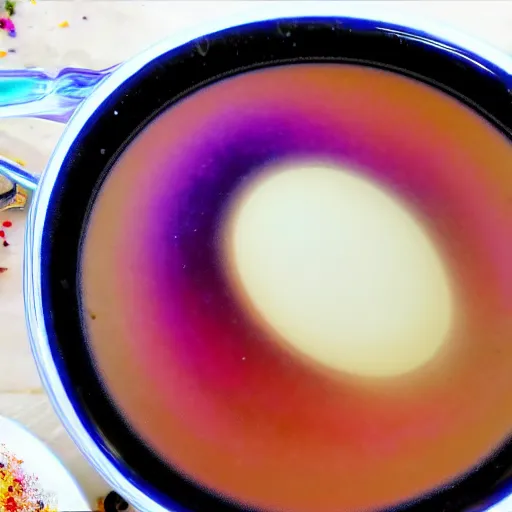 Image similar to galaxy soup 4k close up