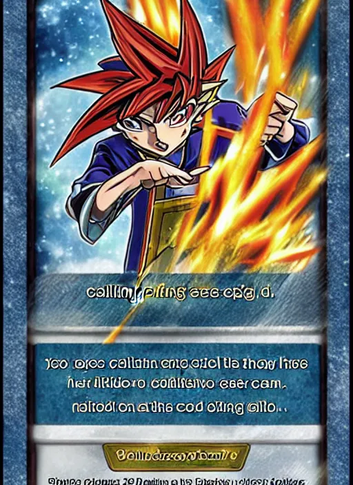 Prompt: yu - gi - oh card named the calling