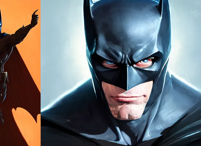 Image similar to highly detailed portrait of kevin conroy as batman,, stephen bliss, unreal engine, fantasy art by greg rutkowski, loish, rhads, ferdinand knab, makoto shinkai and lois van baarle, ilya kuvshinov, rossdraws, tom bagshaw, global illumination, radiant light, detailed and intricate environment