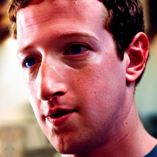 Prompt: Movie still of Mark Zuckerberg in Shawshank Redemption