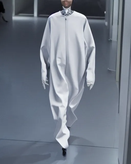Prompt: Balenciaga 2049 fall line first look