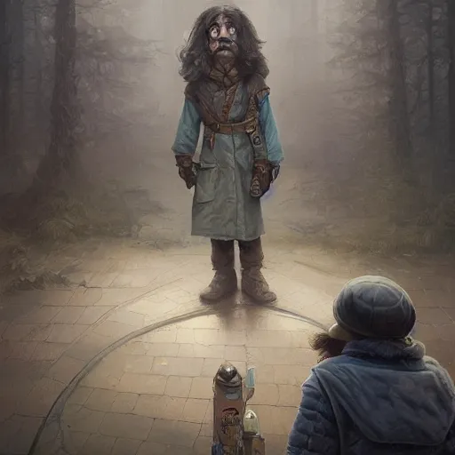 Image similar to Beautiful hyperrealistic detailed matte portrait painting of Gene Belcher from Bobs Burguer by andreas rocha and john howe and Martin Johnson