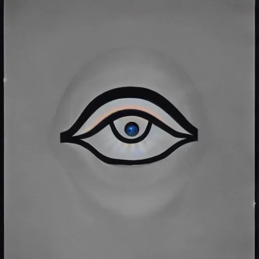 Image similar to eye hologram by oskar schlemmer