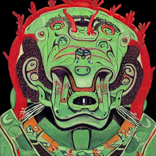 Image similar to portrait of xolotl