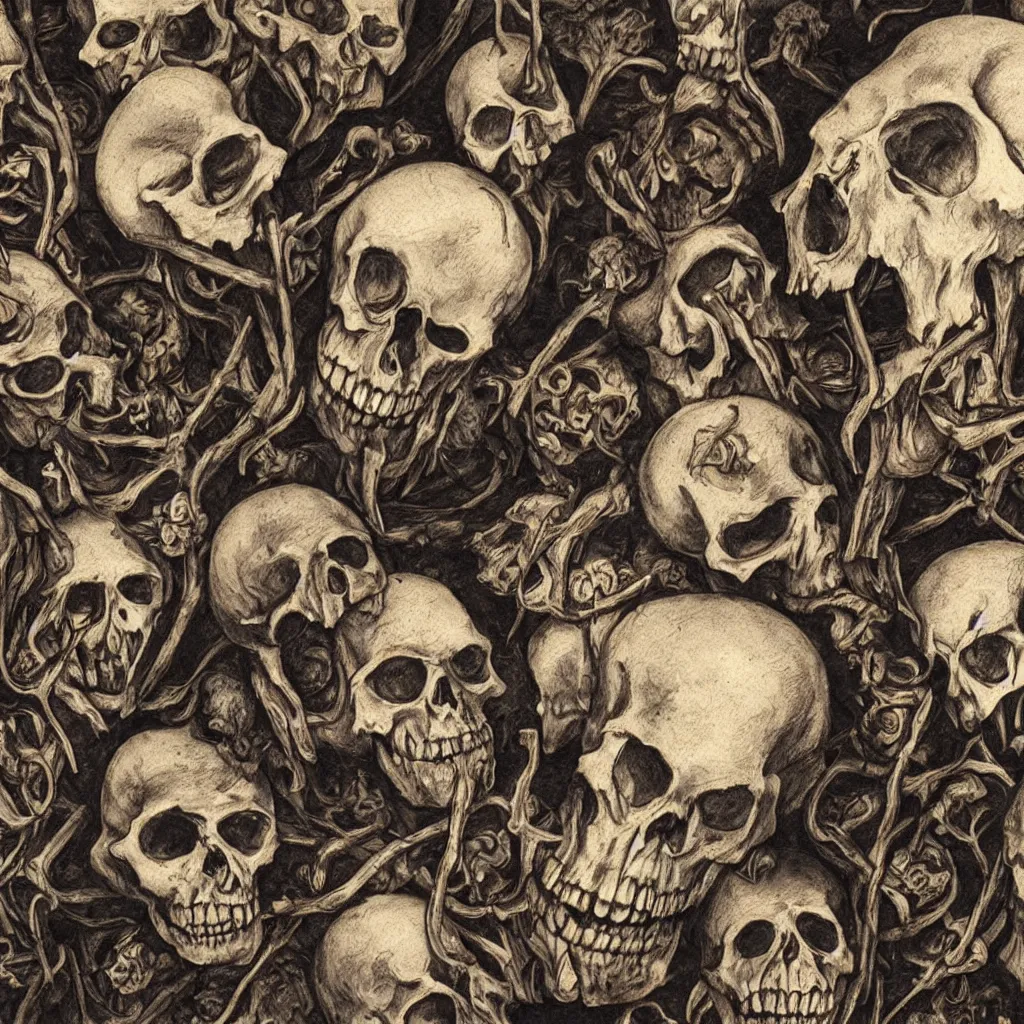 Image similar to memento mori