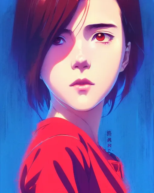 Image similar to Anime as Kiernan Shipka, realistic shaded Perfect face, fine details. Anime. realistic shaded lighting poster by Ilya Kuvshinov katsuhiro otomo ghost-in-the-shell, magali villeneuve, artgerm, Jeremy Lipkin and Michael Garmash and Rob Rey