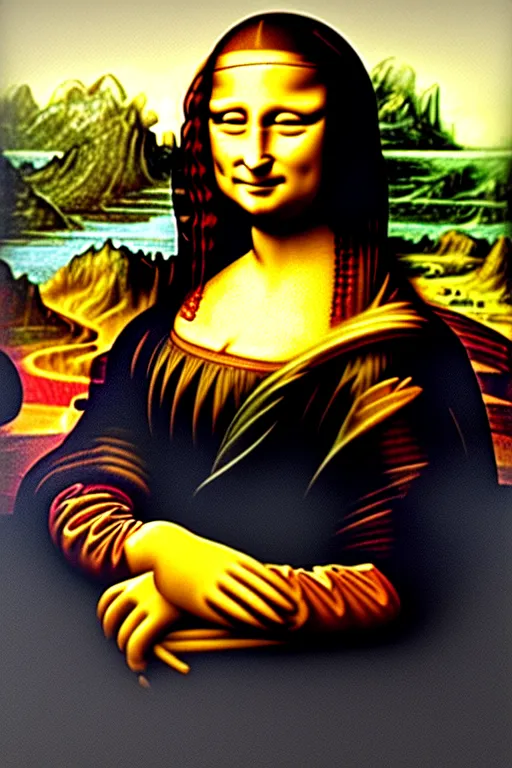 Image similar to collectable action figure mona lisa collectable toy action figure