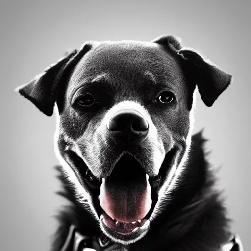 Prompt: a dog named Loki, realistic, photorealistic, 4K