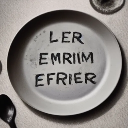Prompt: inscription on the plate'error'
