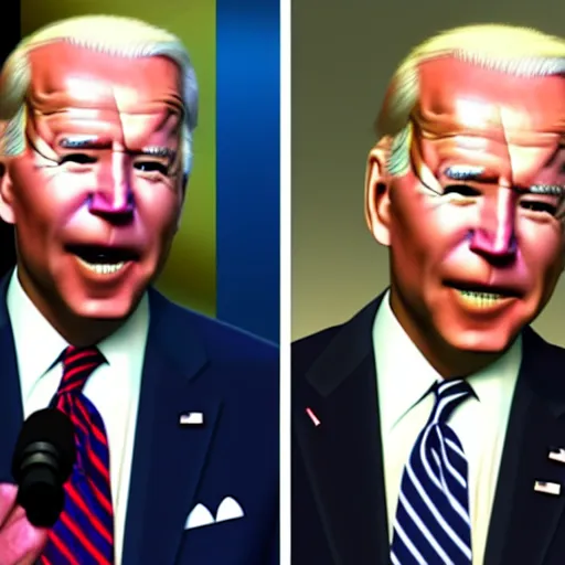 Image similar to joe biden is left shark, 8 k resolution, extremely detailed