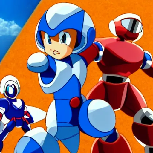 Prompt: live action mega man movie