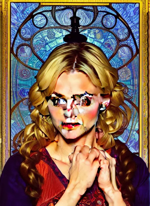 Prompt: oil portrait o sabrina spellman, intricate, elegant, highly detailed, lighting, painting, artstation, smooth, illustration, art by greg rutowski and alphonse mucha