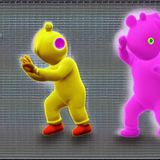 Image similar to teletubbie acidwave