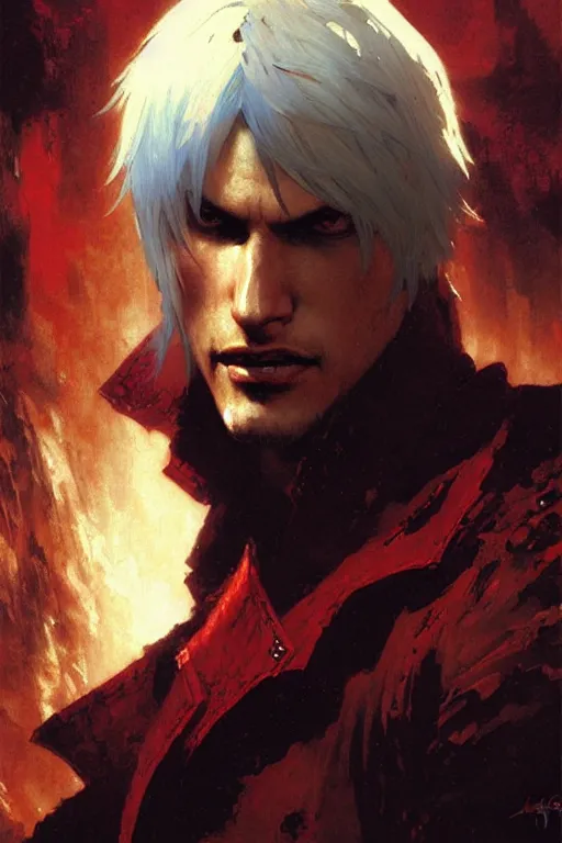 malcolmwopeロケットボーイ on Instagram: DANTE FANART - Been dabbling in Devil May  cry again. What great characters. Did a fan drawing of Dante's dmc 3  appearance. Also playing around with brushes on procreate