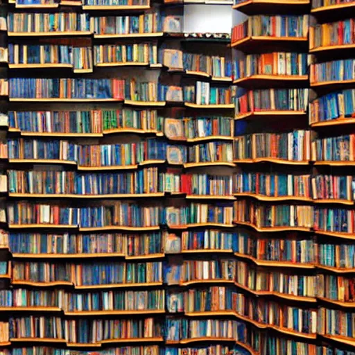 Image similar to hills of books