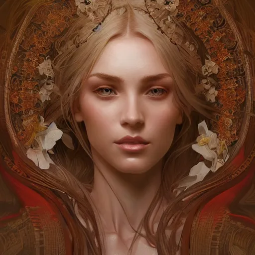 Prompt: most beautiful woman on earth, tall, intricate, highly detailed, digital painting, artstation, concept art, smooth, sharp focus, illustration, Unreal Engine 5, 8K, art by artgerm and greg rutkowski and alphonse mucha