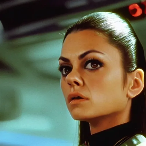 Image similar to A still of Mila Kunis as T'Pol in Star Trek: Enterprise (2001)