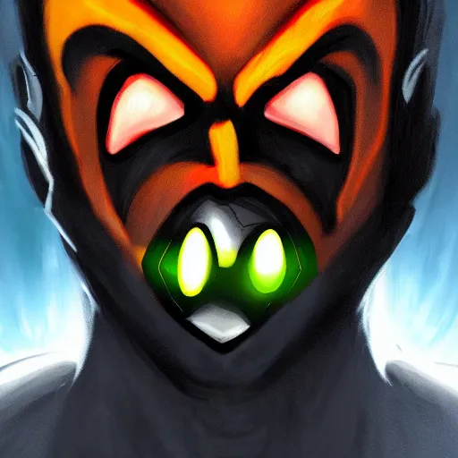 Image similar to portrait of heatblast from ben 1 0, cinematic, dark, realistic, hd