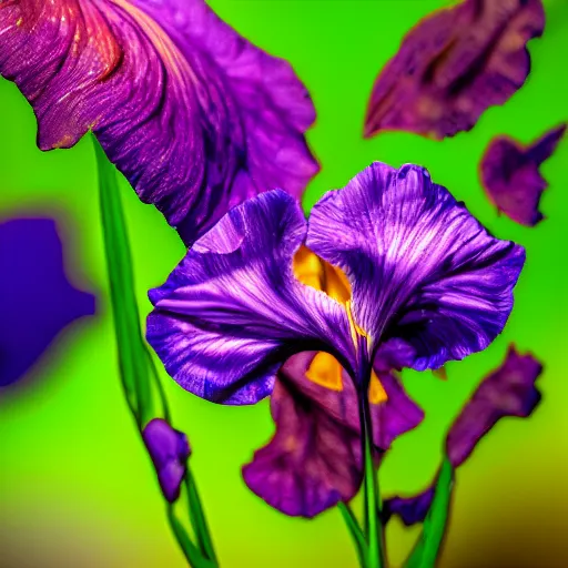 Prompt: Liminal space in outer space, iris macro photography!!!!!