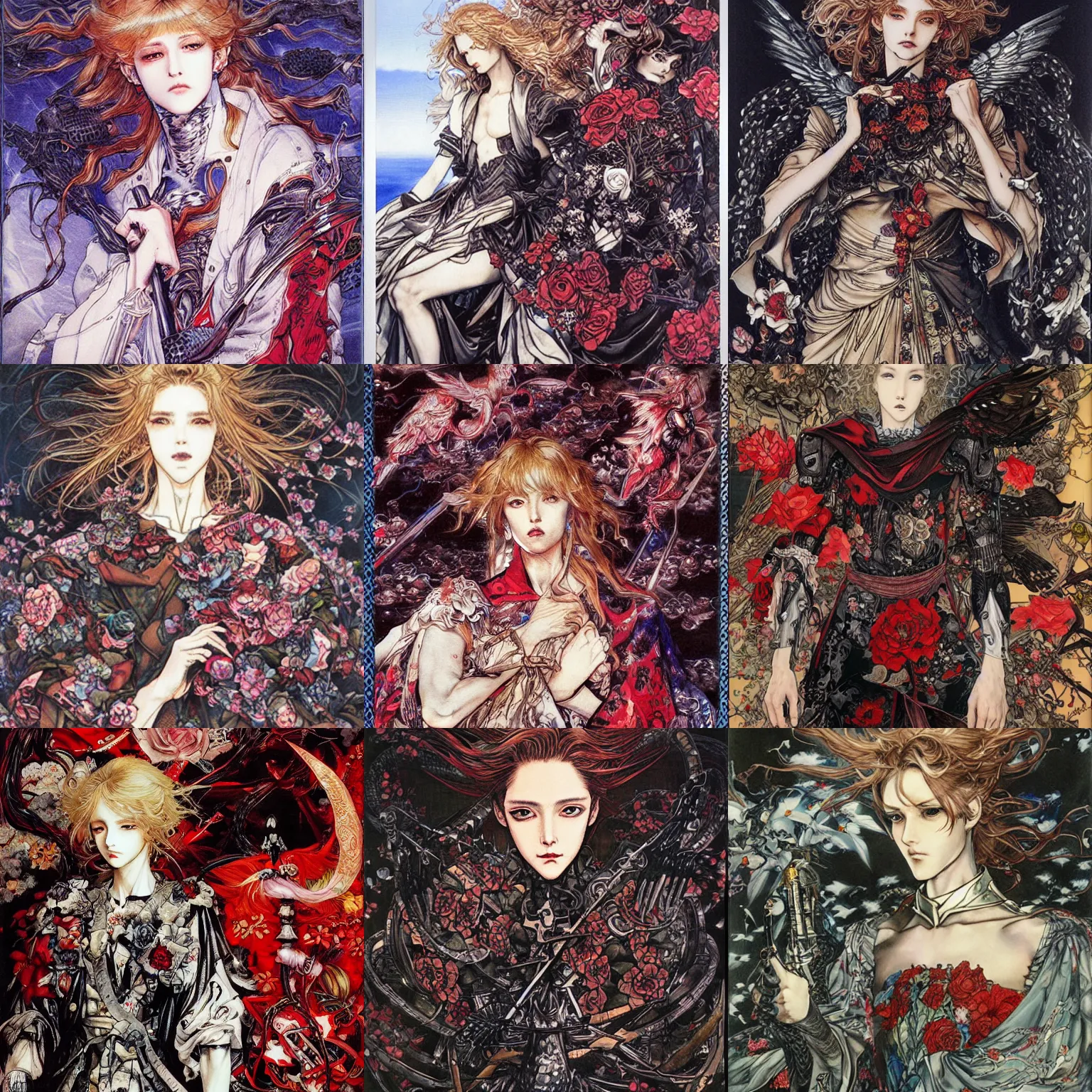 Prompt: artwork by ayami kojima