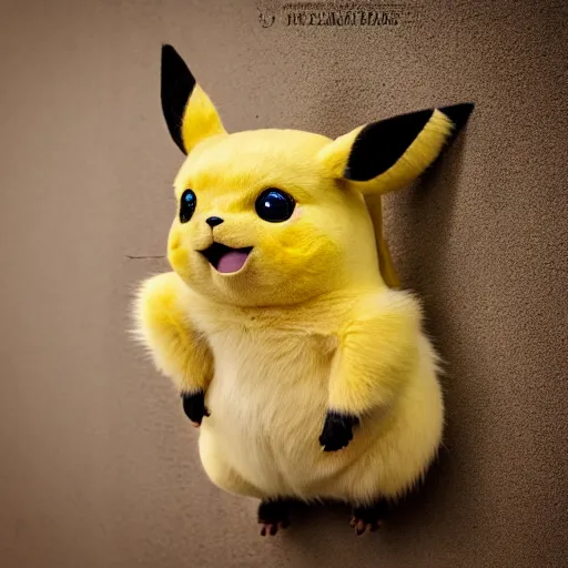 Prompt: a photo of real - life pikachu, perfect faces, sigma 3 5 mm, award winning photography, instagram